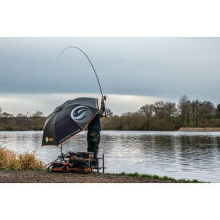 Parapluie De Pêche Cormoran XXL 3 M - Étanche, Avec Haubans Et Piquets, Vert