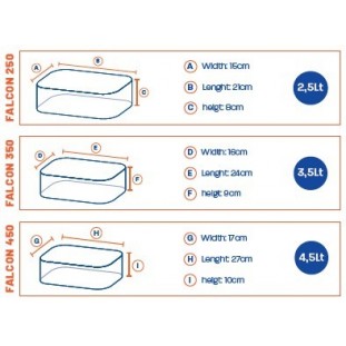 BAC PVC FALCON COMBO 250+350+450