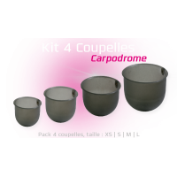 KIT 4 COUPELLES 75ML, 100, 150 ET 250ML