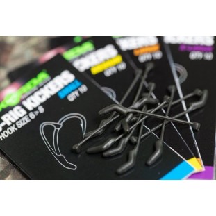 Korda D-Rig Kickers Vert 10pk Toutes les Tailles Carpe Pêche Matériel 