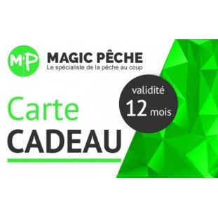 La carte cadeau Magic Pêche