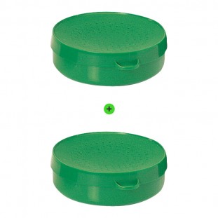 Boite Asticot Verte Diam 100 x2