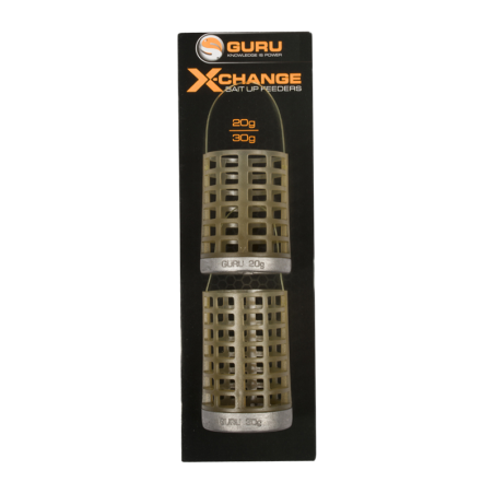 GURU X-CHANGE BAIT UP FEEDER MEDIUM 20G+LARGE 30G