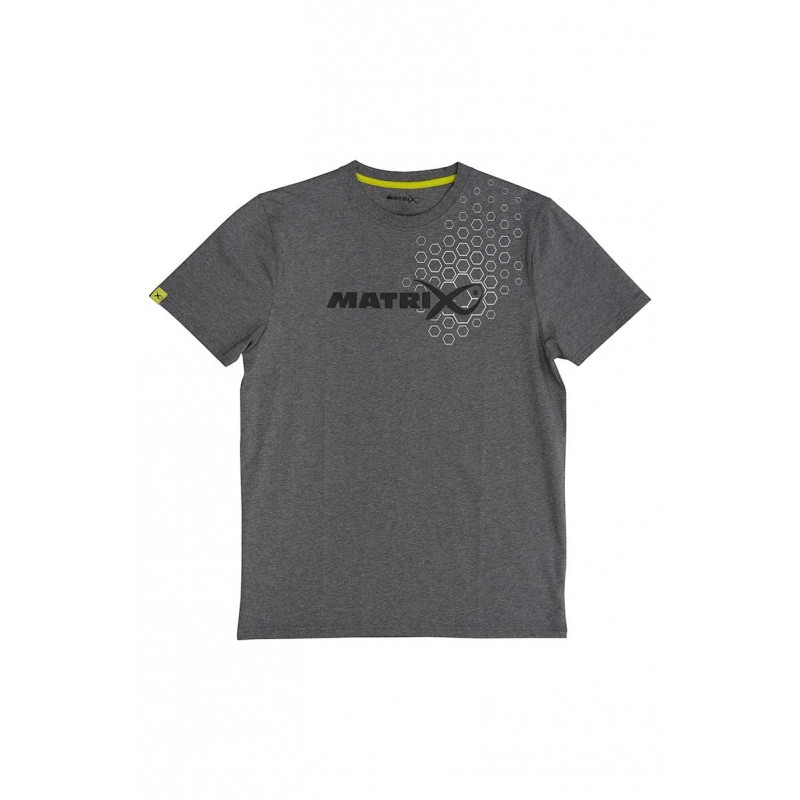 MATRIX HEX PRINT T-SHIRT GREY