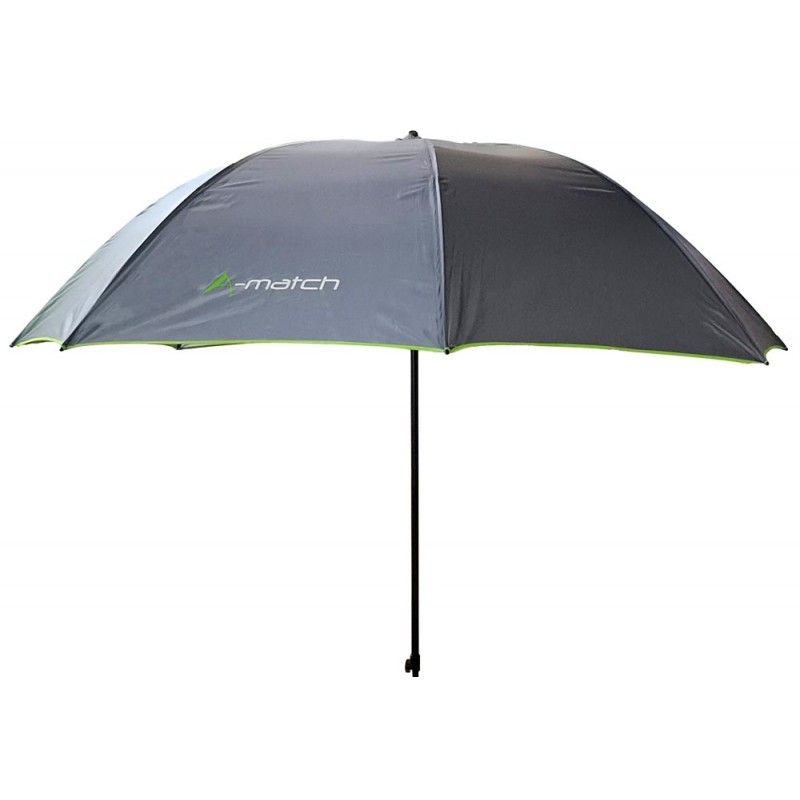 PARAPLUIE A-MATCH GRIS/VERT FLUO 2M20
