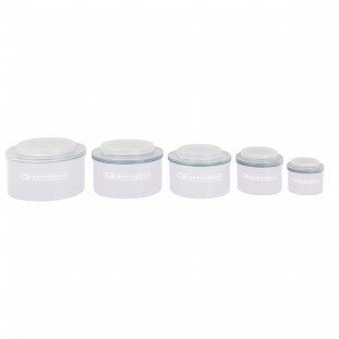 SET 5 BOITES MESURES OFFICIELLES (1L-3/4L-1/2L-1/4L-1/8L)