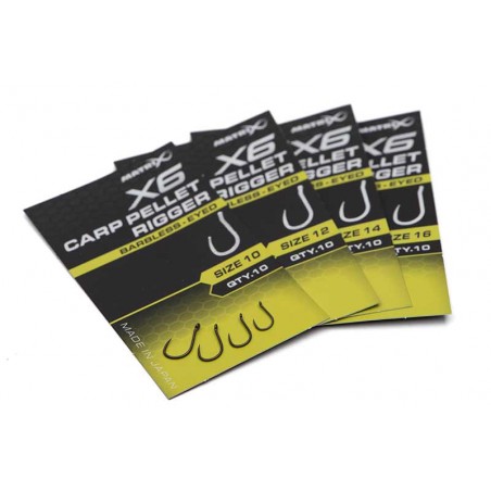 X6 CARP PELLET RIGGER BARBLESS