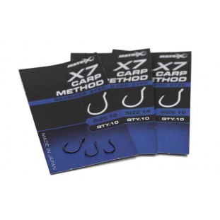 X7 CARP METHOD BARBLESS EYED