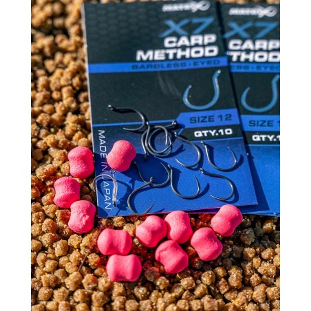 X7 CARP METHOD BARBLESS EYED