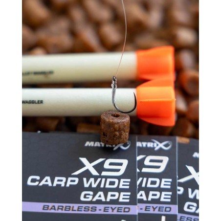 X9 CARP WIDE GAPE BARBLESS EYE