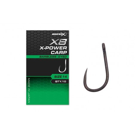 X8 X-POWER CARP BARBLESS EYED