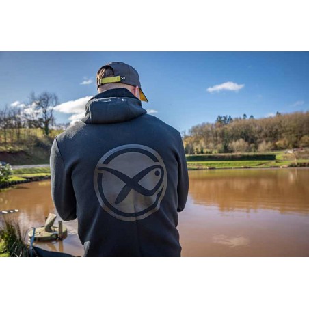 MATRIX BLACK STEALTH ZIP HOODY