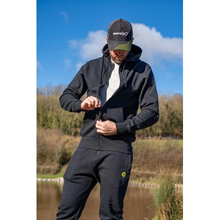 MATRIX BLACK STEALTH ZIP HOODY