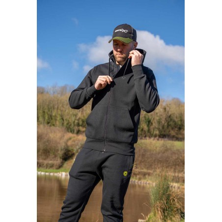 MATRIX BLACK STEALTH ZIP HOODY