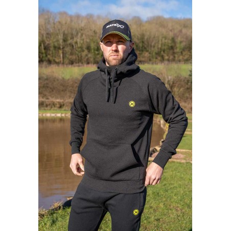 MATRIX BLACK MARL HOODY