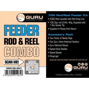 10' FEEDER ROD & REEL COMBO