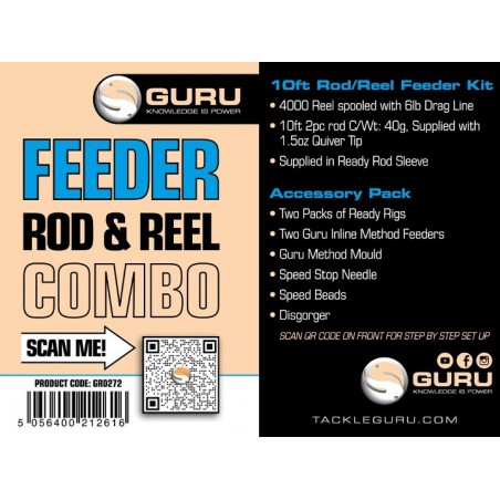 10' FEEDER ROD & REEL COMBO