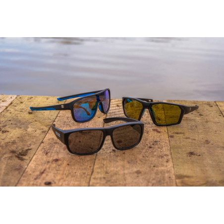 ABSOLUTE WRAP SUNGLASSES AMBER BROWN