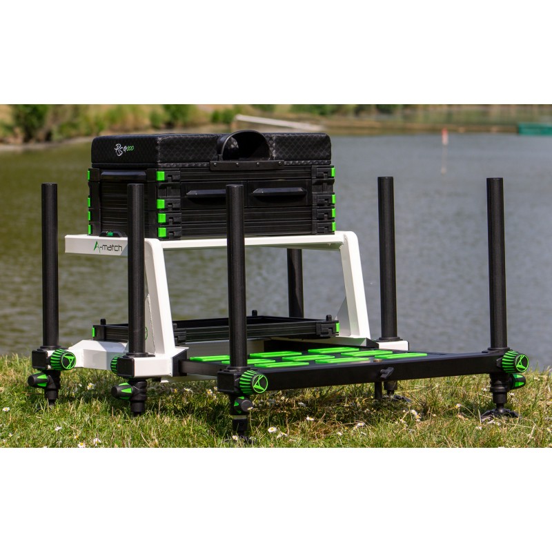 PACK STATION RSG900 WHITE + TROLLEY + DESSERTE + BARRE D'AMORÇAGE