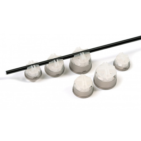 FAST RELEASE POLE POTS LARGE X 2