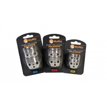 FAST RELEASE POLE POTS LARGE X 2