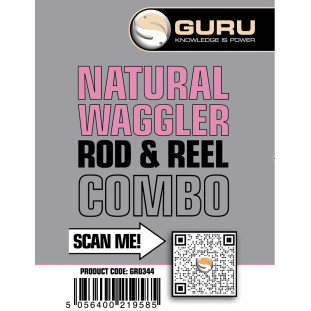 GURU 11' NATURAL WAGGLER ROD & REEL COMBO
