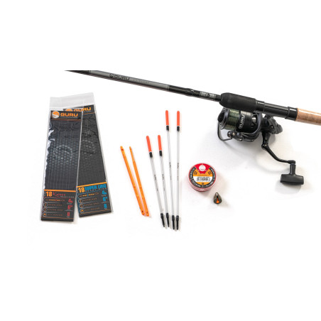 GURU 11' NATURAL WAGGLER ROD & REEL COMBO