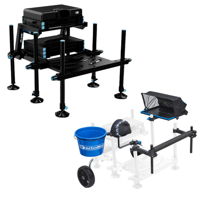PACK PANIER D36 COMPETITION 800 FULL BLACK + PACK ACCESSOIRES STATION CONCOURS