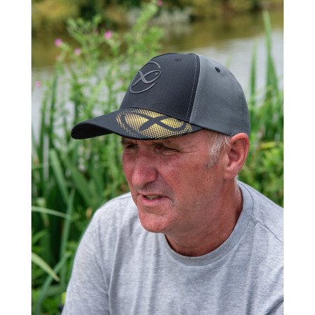 FADED PRINT CAP BLACK