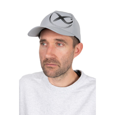 LARGE PRINT CAP LIGHT GREY