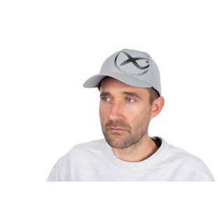 LARGE PRINT CAP LIGHT GREY
