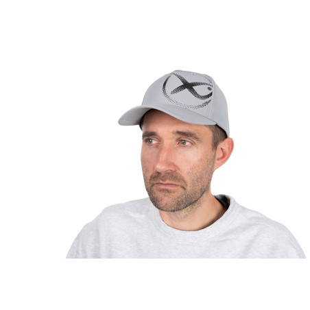 LARGE PRINT CAP LIGHT GREY