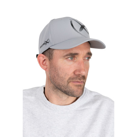 LARGE PRINT CAP LIGHT GREY