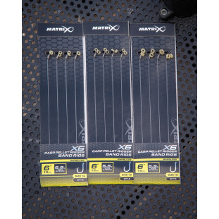 X6 CARP PELLET RIGGER BAND RIG