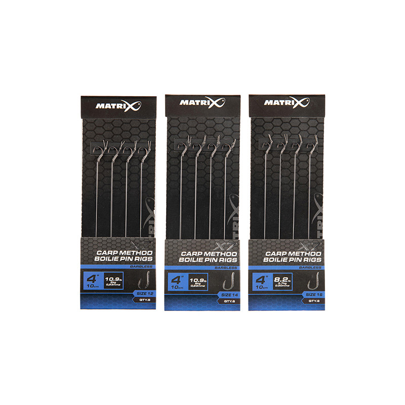 X7 CARP METHOD BOILIE PIN RIGS