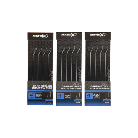 X7 CARP METHOD BOILIE PIN RIGS