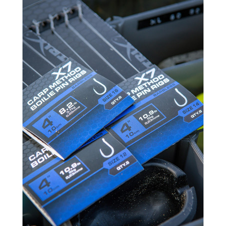 X7 CARP METHOD BOILIE PIN RIGS