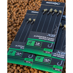 X8 X-POWER CARP BAND RIGS 10CM