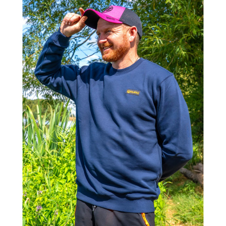 PATCH CREWNECK NAVY