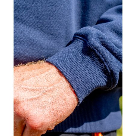 PATCH CREWNECK NAVY