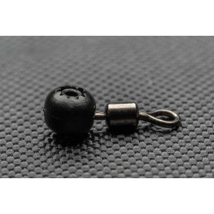 50 Perles De Pêche En Caoutchouc Souple – 6 Mm Noir – Pour Amorce Carpe, Absorption Choc, Légères Et Durables