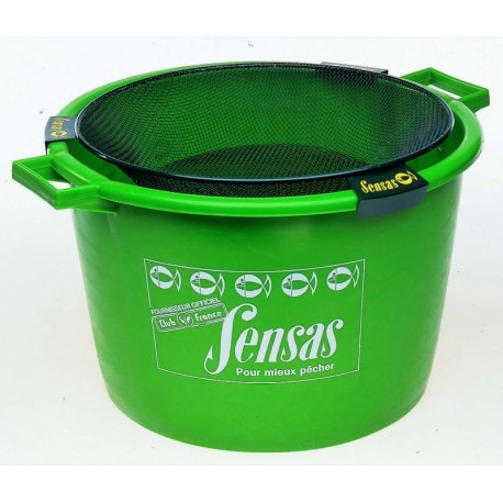 BASSINE SENSAS 40L VERTE